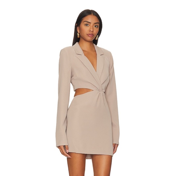 MAJORELLE Dresses & Skirts - Revolve Beige Blazer Dress Majorelle